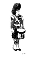Calgary Highlander Drummer